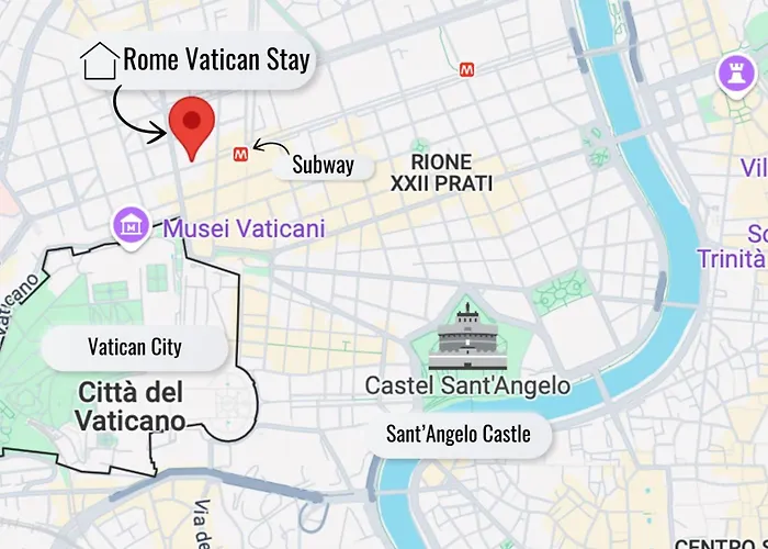 Vatican - 2 Da Letto Vicino Al Vaticano *